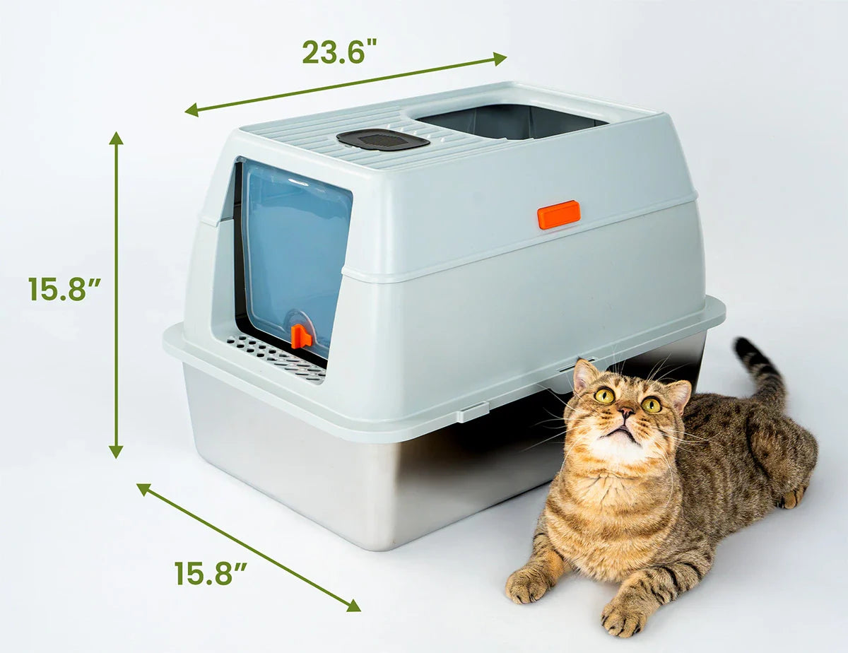 Cattasaurus Stainless Steel Litter Box