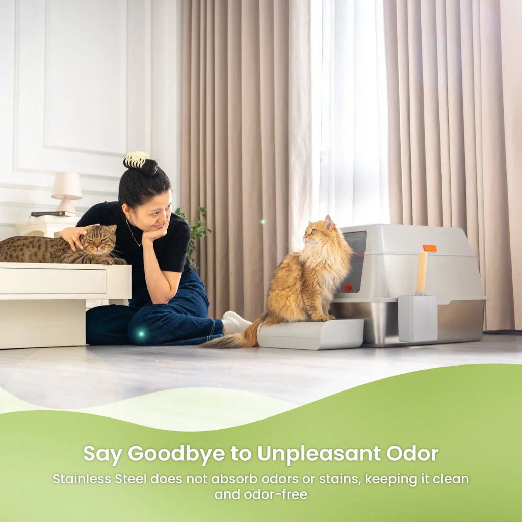 Cattasaurus Stainless Steel Litter Box