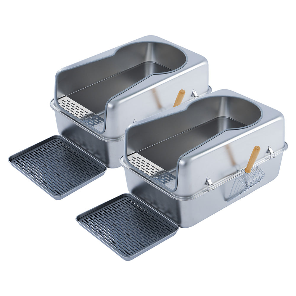 Cattasaurus Stainless Steel Litter Box