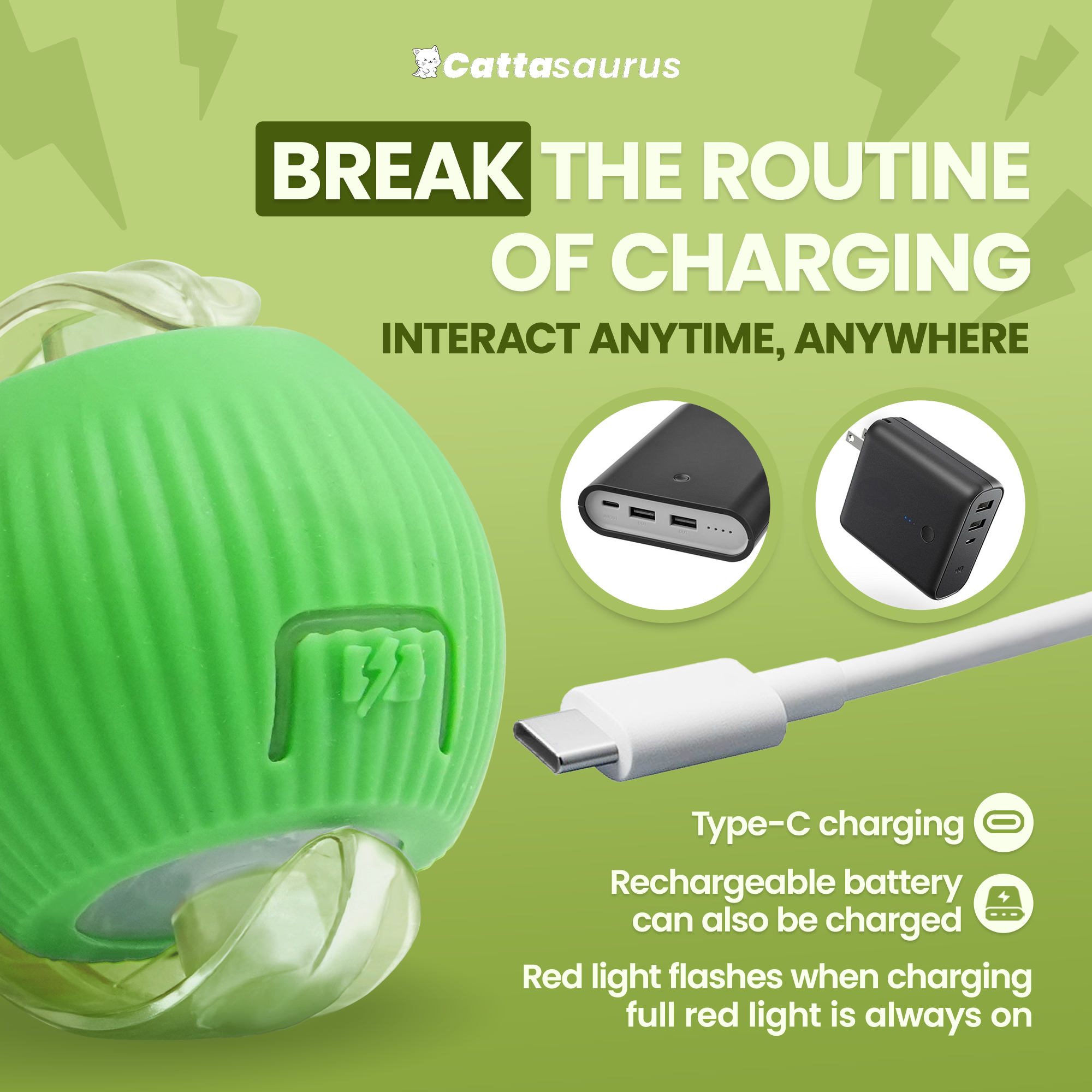 WhiskerChase Self-Scrolling Ball