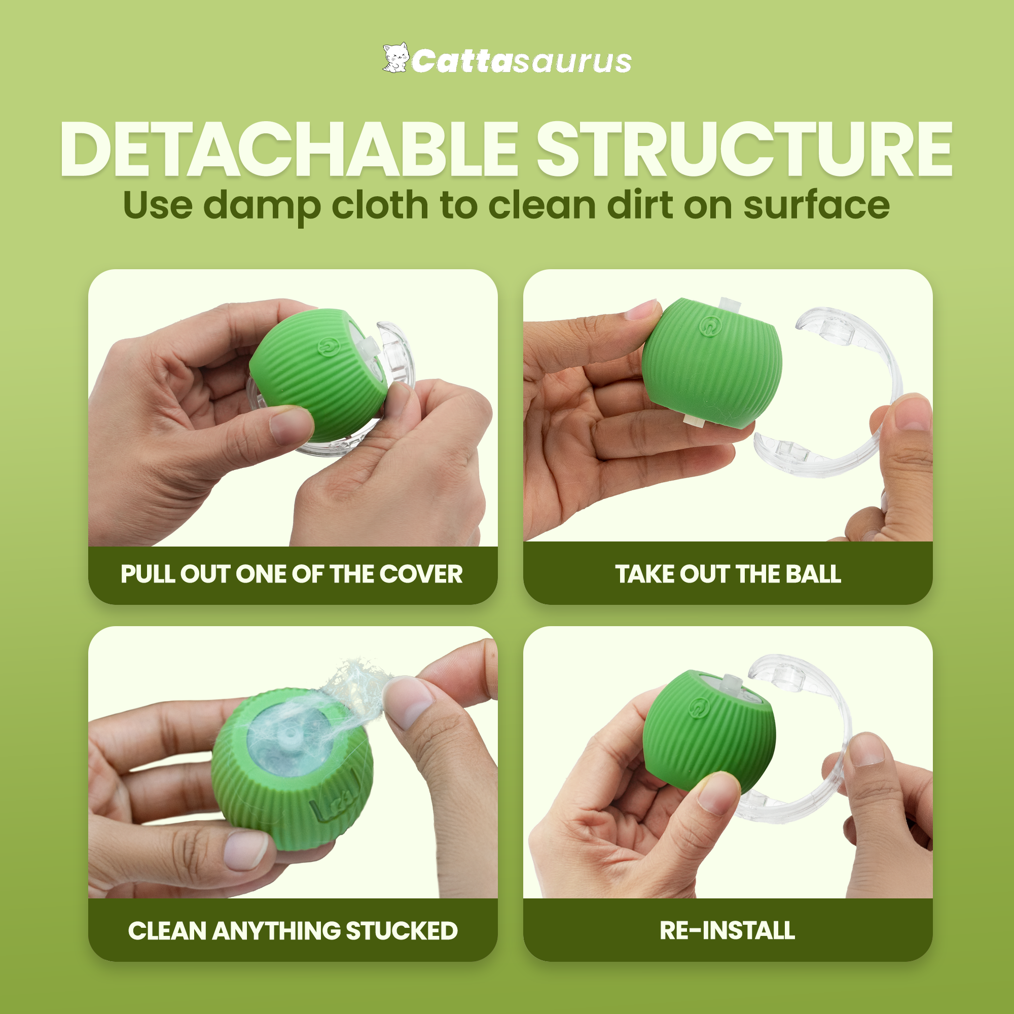 WhiskerChase Self-Scrolling Ball