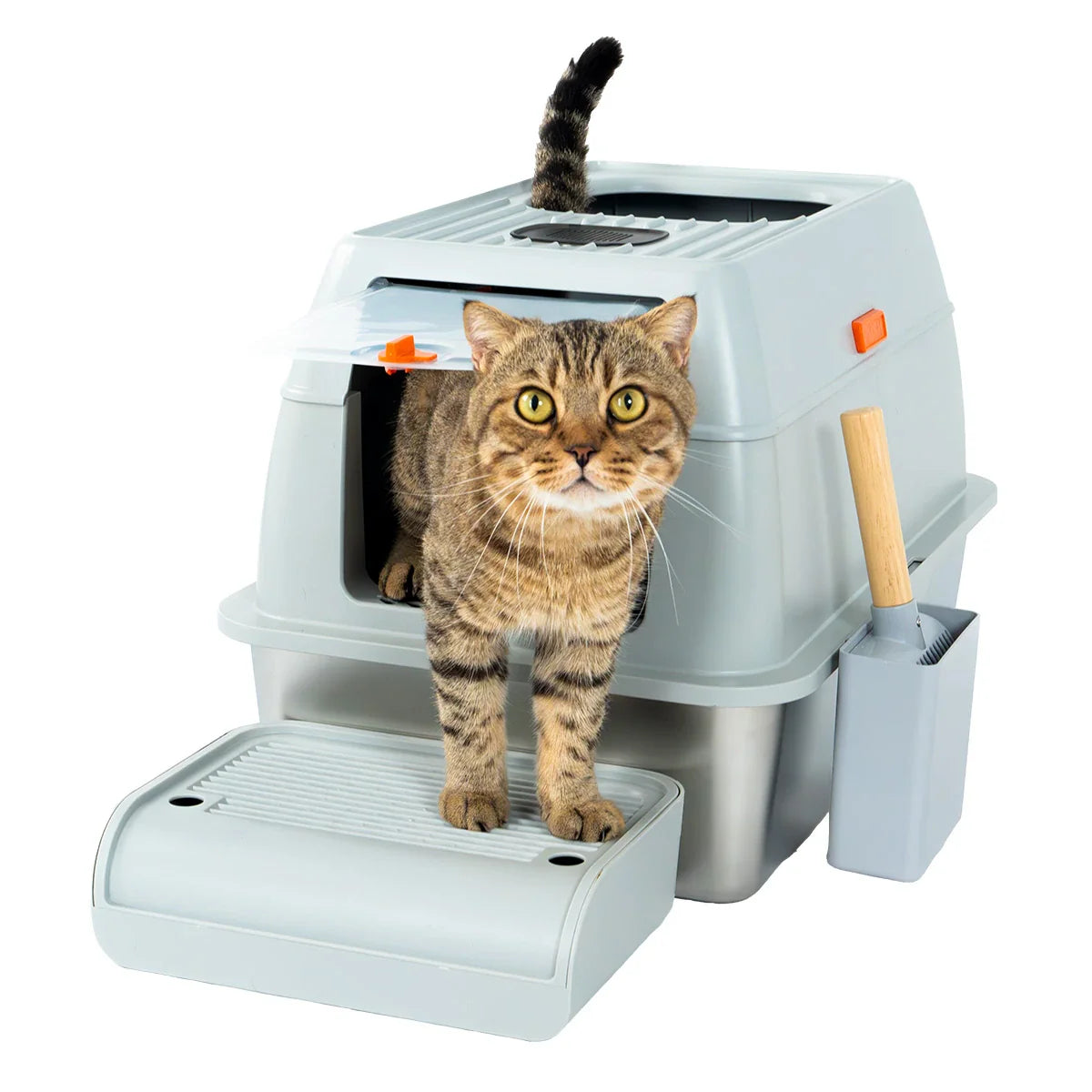 Cattasaurus Stainless Steel Litter Box
